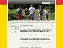 Tablet Screenshot of cz-nordicwalking.com